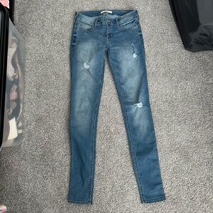Hollister Blue Skinny Jeans size 5L